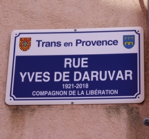 Cérémonie commémorative du 18 juin 1940 et dévoilement de la plaque de la rue DE DARUVAR